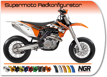 Supermoto velgen configurator van NGR Racing Products!