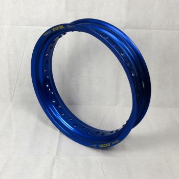 Excel supermoto velg in de kleur blauw 17''