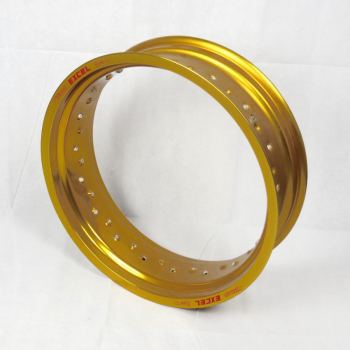 Excel goudleurige supermoto velg 17 x 5.00