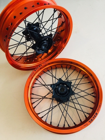 Orange Excel Supermoto Felgensatz fur KTM EXC