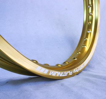 Cross rim SMPro platinum gold