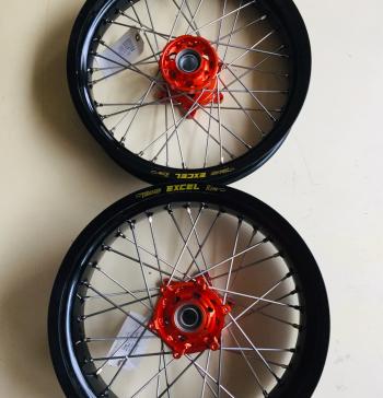 Supermoto wheelset KTM EXC Excel rims