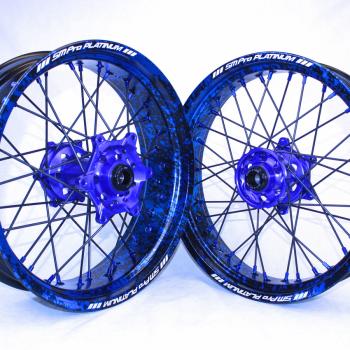 Supermoto rims SMpro platinum Blue Camo