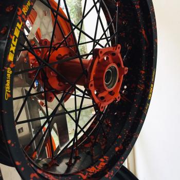 KTM Supermoto wheels camo effect