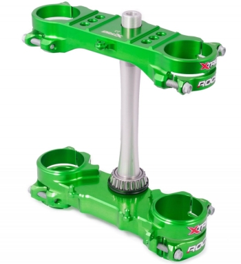 Xtrig Rocs kroonplaten voor Kawasaki KX KXF groen